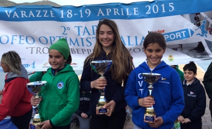 trofeo optimist italia kinder sport varazze condizioni ottimali chiudono la ii tappa