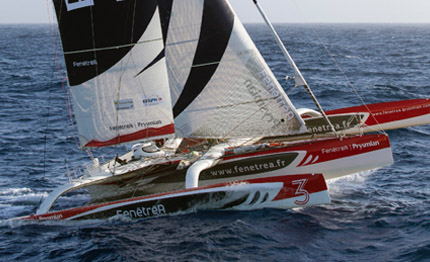 prima regata di giancarlo pedote sui multi