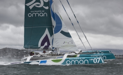 mod70 per musandam oman sail record sul giro irlanda