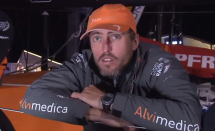 video volvo ocean race alberto bolzan peccato per un errore fatto nei primi giorni