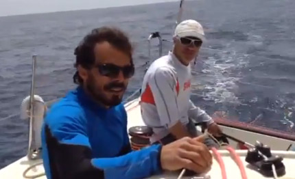 video bordo con pietro ali gaetano mura nel trasferimento al tigullio