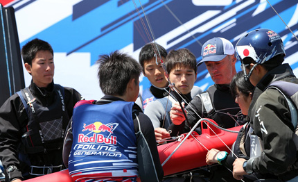 america cup velisti in affitto da oracle per il team japan