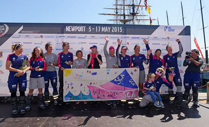 volvo ocean race team sca sam davies pronte per atlantico