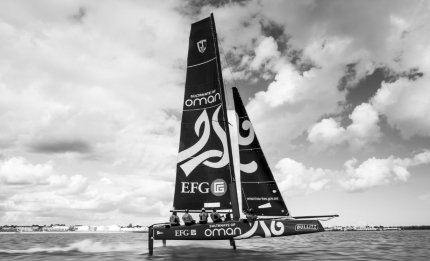 australiano glenn ashby bordo del gc32 sultanate of oman