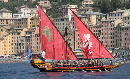 recco pronta per il festival della marineria