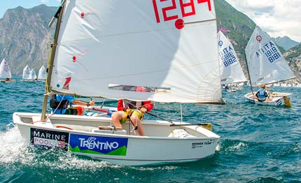 165 giovanissimi torbole per optimist argento