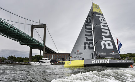 volvo ocean race team brunel ultima regata abu dhabi fa la doppietta