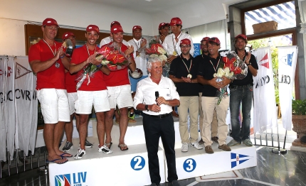 italian sailing champions league successo del circolo canottieri roggero di lauria