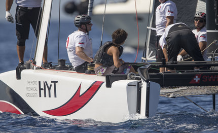 gc32 un mini skipper per alinghi in una giornata da dimenticare