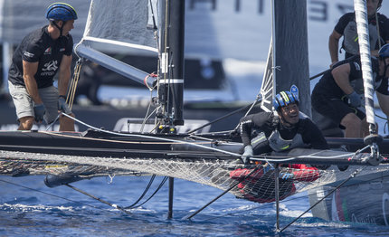 gc32 civitavecchia parte ultima giornata con oman in testa poi alinghi spindrift