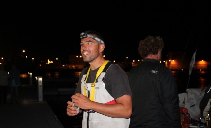 mini transat una prima tappa dal sapore amaro dolce per andrea fornaro