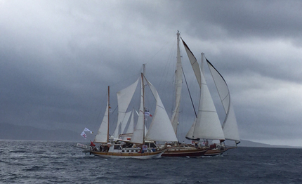 bodrum cup pioggia vento non fermano il santa lucia