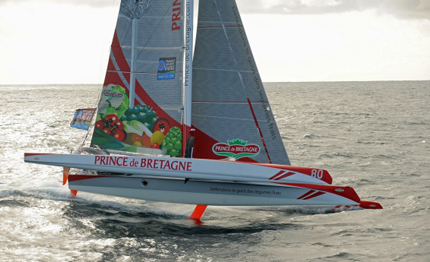 transat jacques vabre si rovescia il maxi tri prince de bretagne