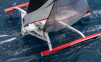transat jacques vabre giancarlo pedote torna in testa