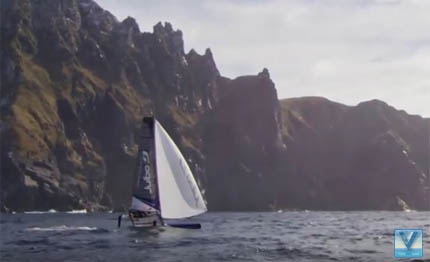 il video di franck cammas che passa capo horn