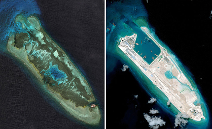 nel mar cinese meridionale spunta isola che non