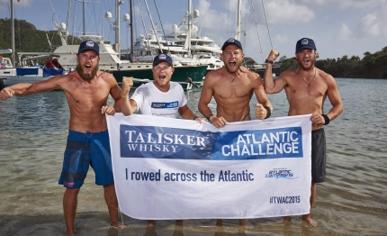 partita la sfida di canottaggio piu dura al mondo la talisker whisky atlantic challenge