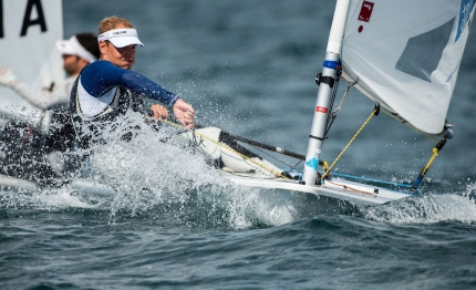 europei laser standard radial medaglia di bronzo per coccoluto