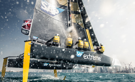 extreme sailing series primo act in oman
