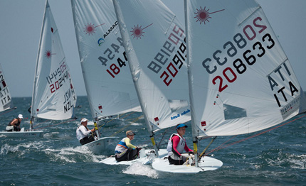 mondiale laser radial all ultimo secondo la spunta alison young