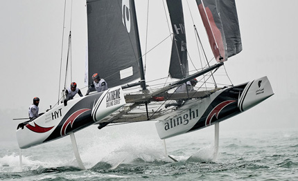 extreme sailing series alinghi vittorioso in cina