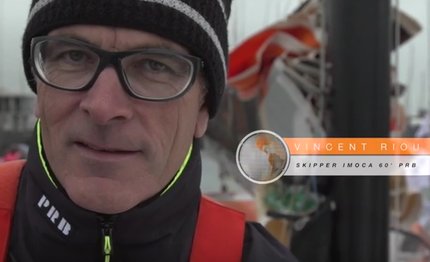 missione vendee globe vincent riou prepara la barca per la transat bakerly video