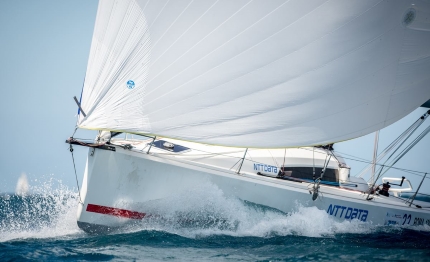 al via la partnership tra lunatika sailing team ntt data italia