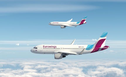 eurowings europe spicca il volo da vienna