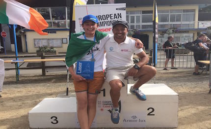 guido gallinaro conquista 8217 argento al campionato europeo laser