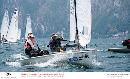 partito il mondiale classe europe sul garda trentino