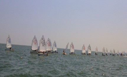 il circolo della vela mestre al trofeo optimist di chioggia