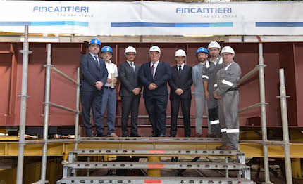 fincantieri al via lavori in bacino per unita di supporto logistico