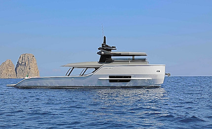 arcadia yachts sherpa prime foto in navigazione capri
