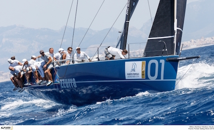 52 super series maiorca azzurra inizia dal quinto posto