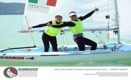 benedetta di salle alessandra dubbini campionesse europee juniores 470