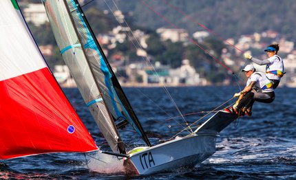 flash rio2016 nacra 17 bissaro sicouri in medal race con il 176 posto