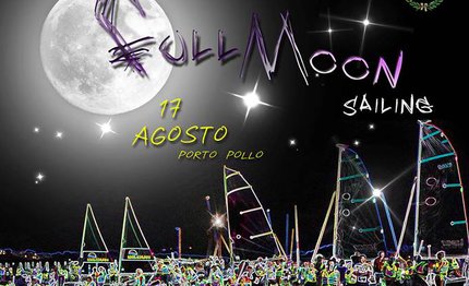 porto pollo vela alla luce della luna
