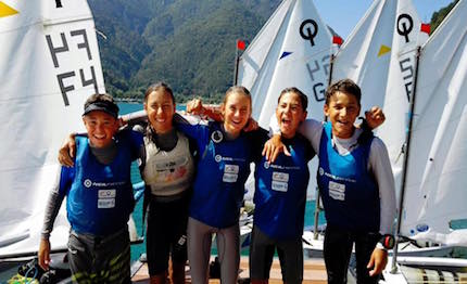 en plein dell italia vittoria ai campionati europei optimist squadre