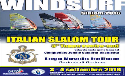 crotone la tappa circuito centro sud dell italian slalom tour 2016 il settembre
