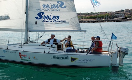 al via il ix campionato provinciale per velisti diversamente abili svelare senza barriere