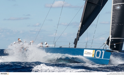 vento instabile per azzurra una giornata difficile al mondiale tp52