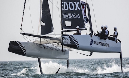 le extreme sailing series debuttano madera