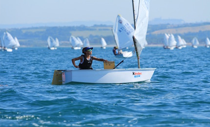 ultima tappa del trofeo optimist italia kinder sport 2016 in umbria sul lago trasimeno