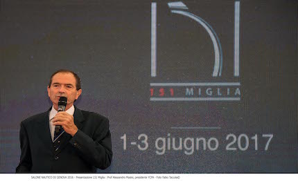 presentata la 151 miglia 2017 al salone nautico di genova