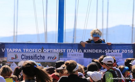 al lago trasimeno concluso il trofeo optimist italia kinder sport 2016
