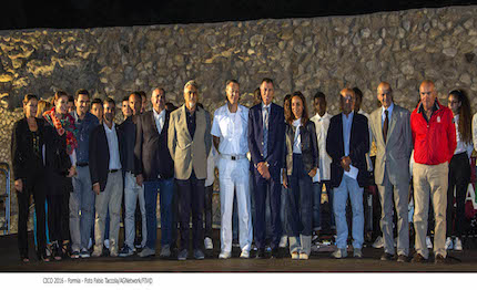cerimonia 8217 inaugurazione oggi formia per il campionato italiano classi olimpiche 2016