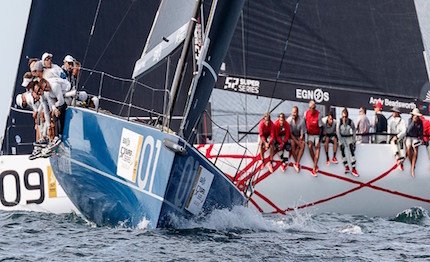 egnos 52 super series cascais cup azzurra il primo leader in portogallo