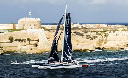 middle sea race line honours per giovanni soldini