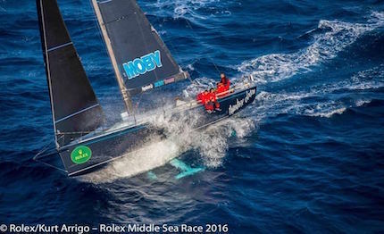 mascalzone latino conclude la rolex middle sea race al quinto posto in tempo reale