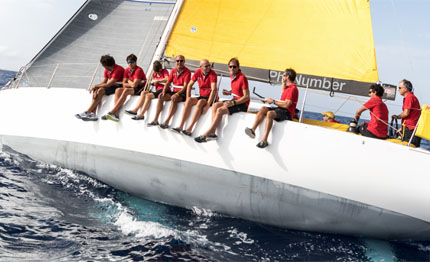 adelasia di torres sul podio della middle sea race